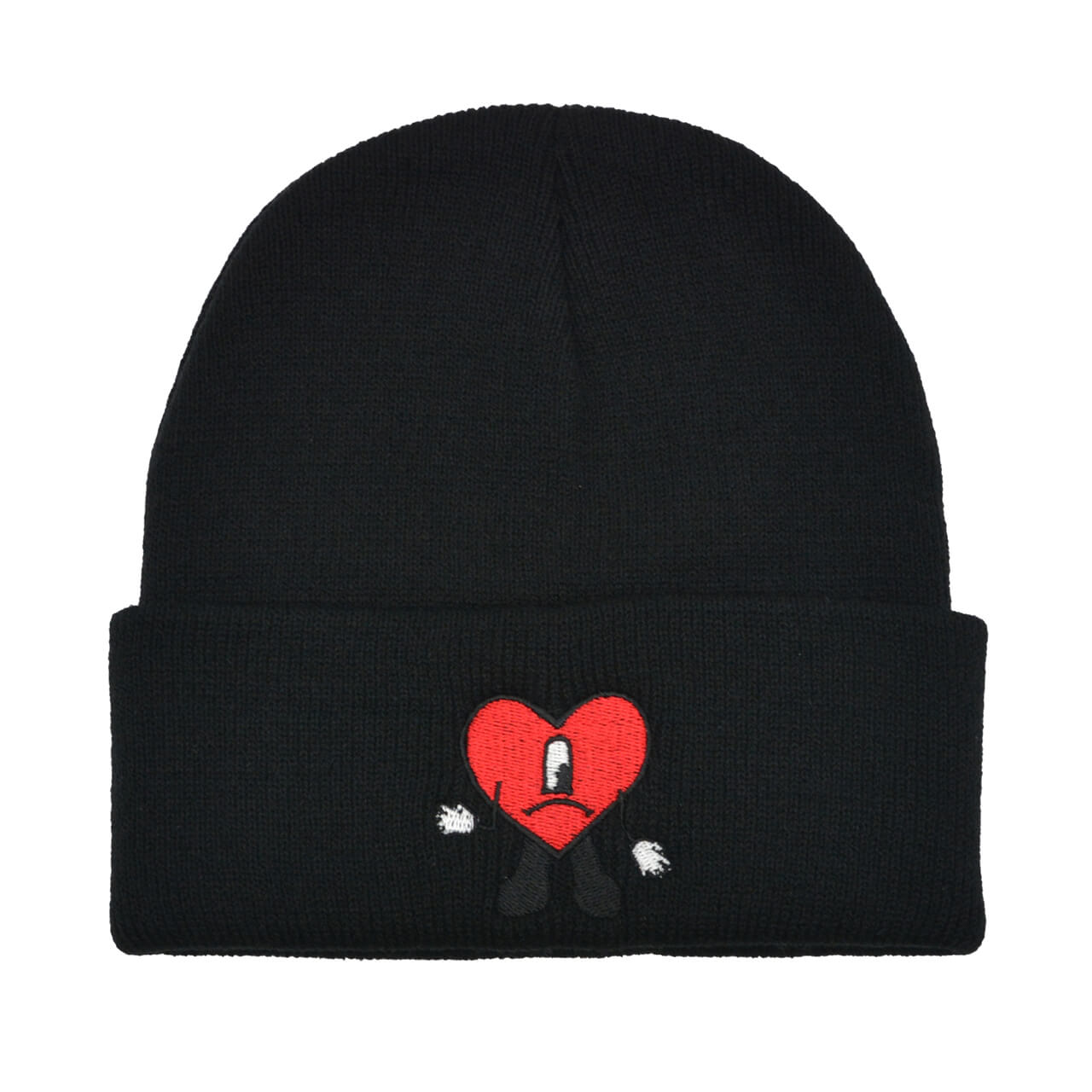 One Eye Sad Heart Urbancore Y2K Beanie Hat