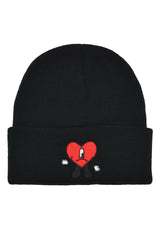 One Eye Sad Heart Urbancore Y2K Beanie Hat