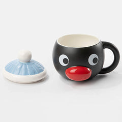 Pingu Face Ceramic Mug Funny Tea Cup Gift for Kids