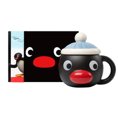 Pingu Face Ceramic Mug Funny Tea Cup Gift for Kids