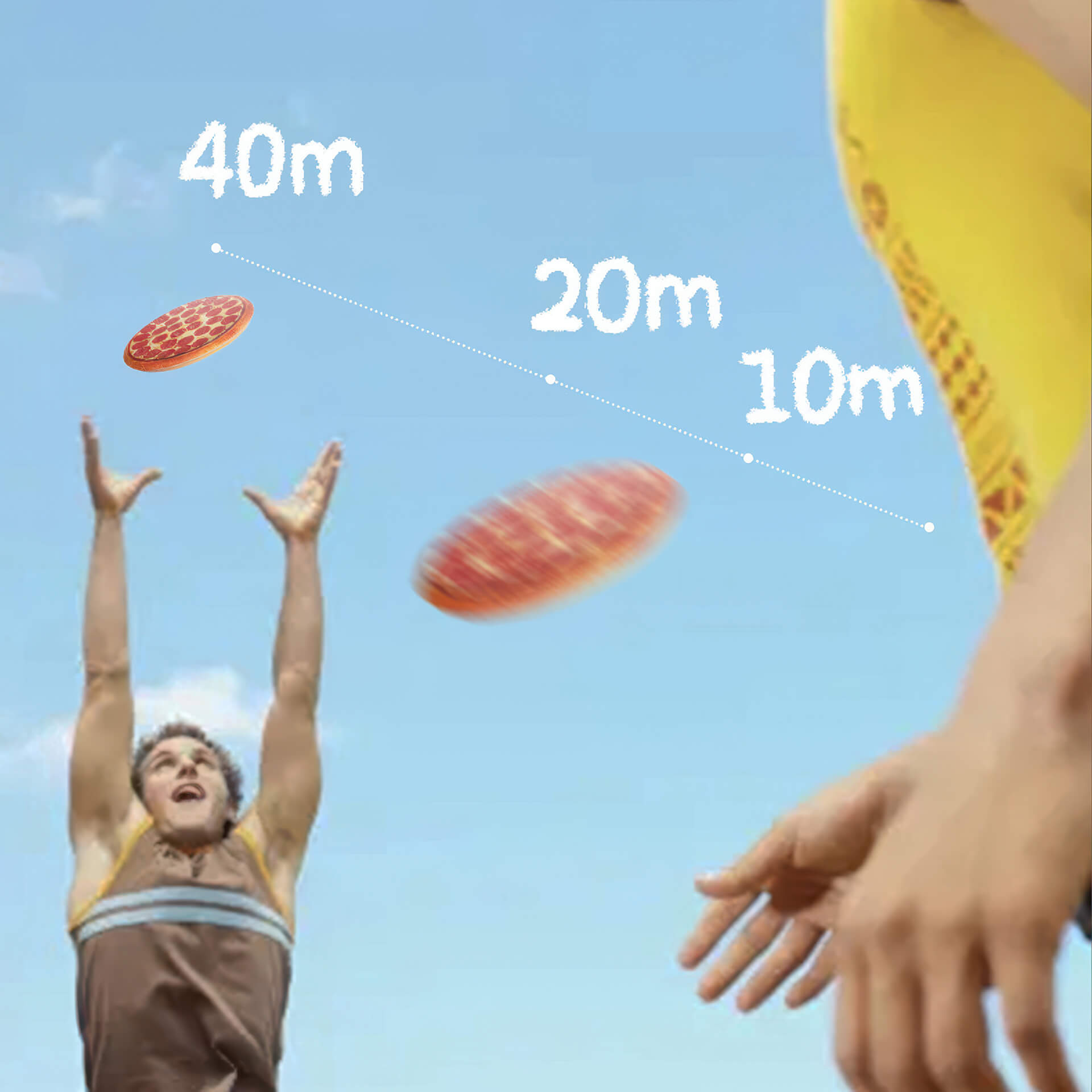 Pizza Frisbee Flying Disc Funny Sports Gift