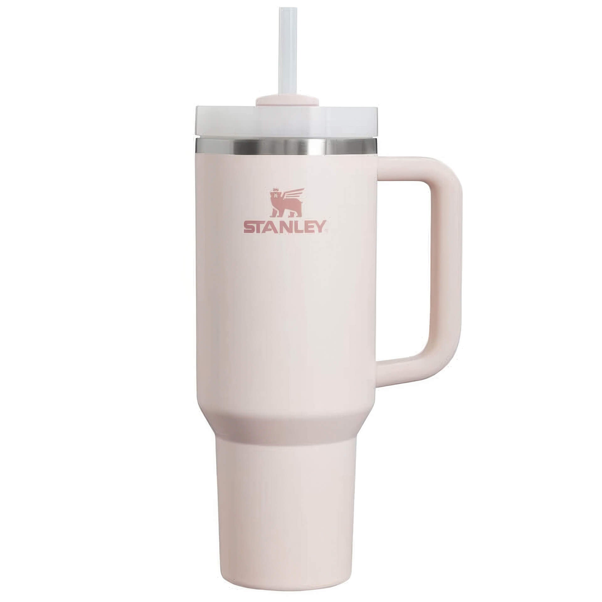 stanley cup quencher h2 0 flowstate tumbler 40oz 18 rose quartz light pink