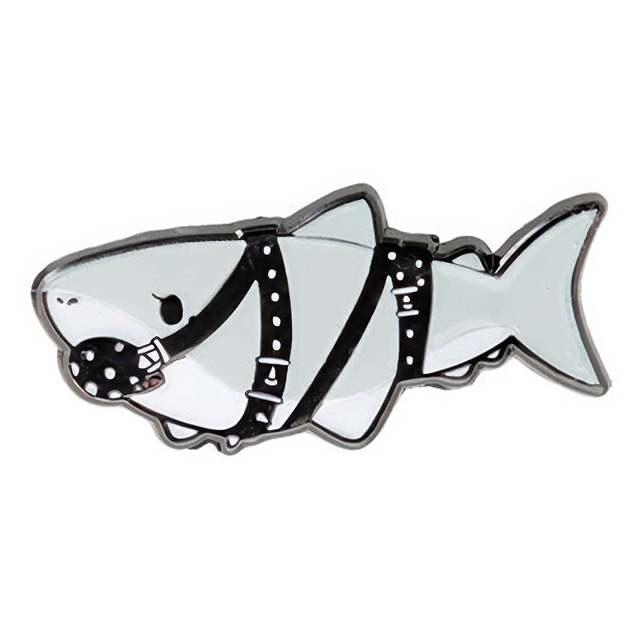 Tied Cuties Enamel Pins Lovecore Aesthetic Gift - Shark