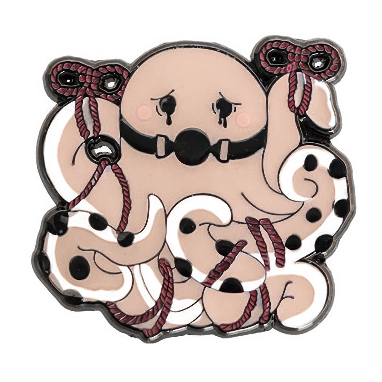 Tied Cuties Enamel Pins Lovecore Aesthetic Gift - Octopus