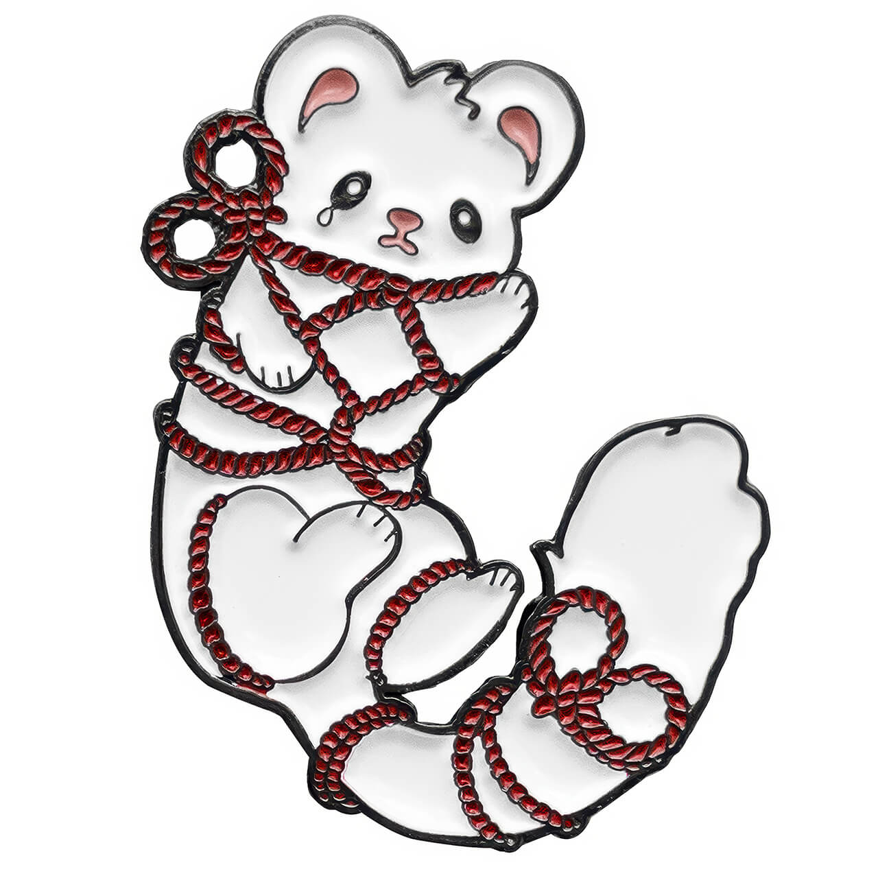 Tied Cuties Enamel Pins Lovecore Aesthetic Gift - Weasel